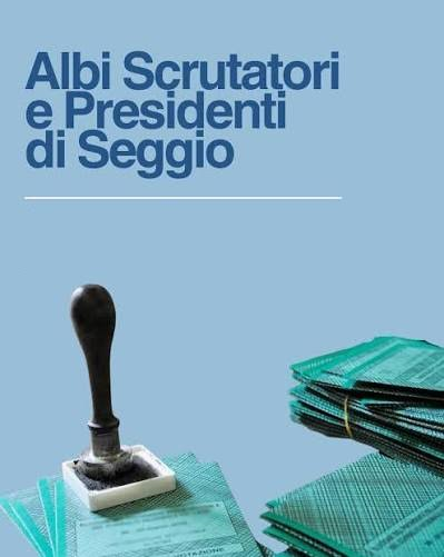Aggiornamento Albo presidenti di seggio e scrutatori.
