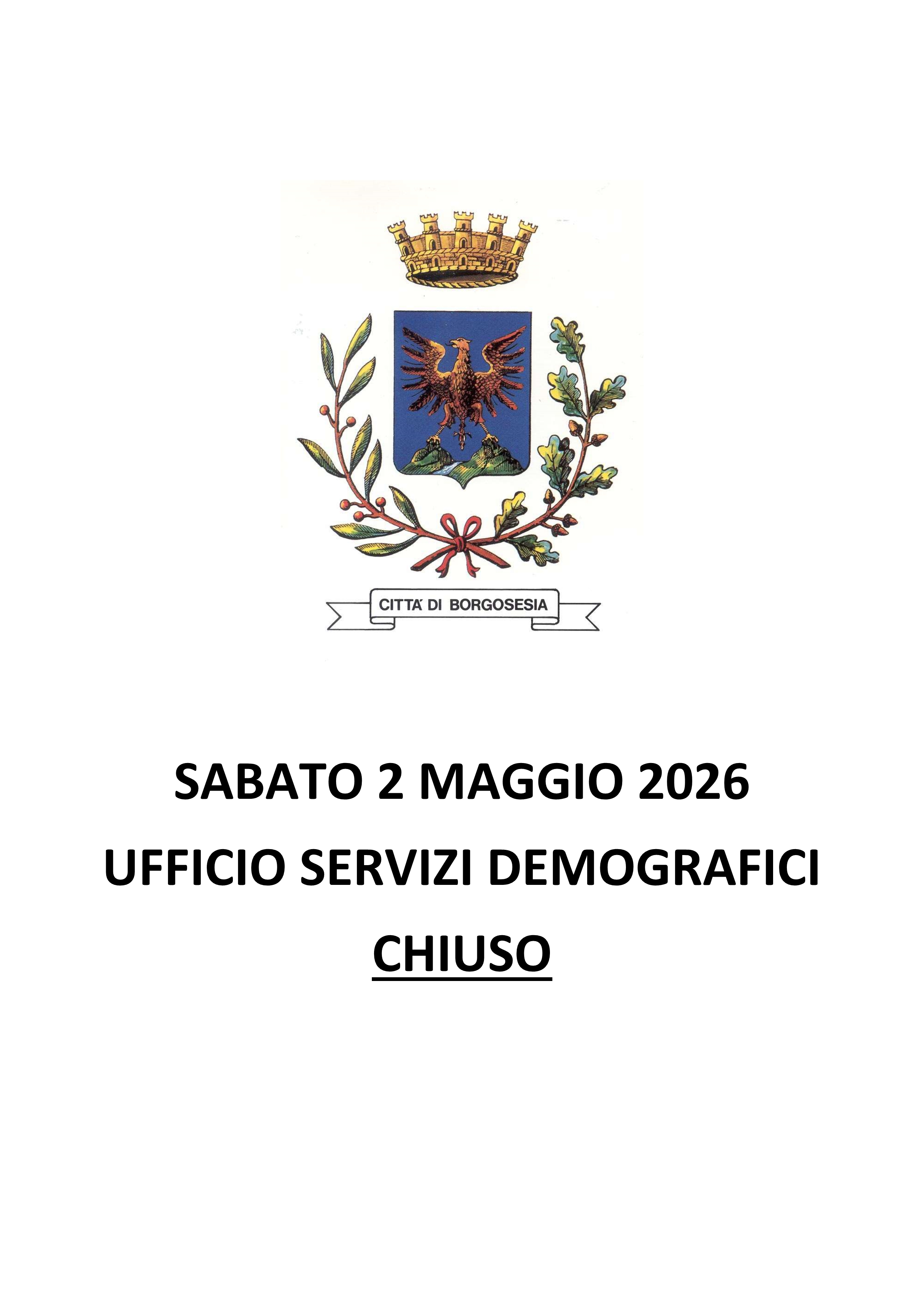 Chiusura Uffici