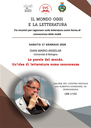 IL MONDO OGGI E LA LETTERATURA - "Le parole del mondo. Un’idea di letteratura come conoscenza"