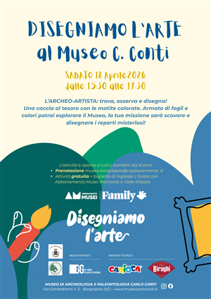 Disegnamo l'arte al Museo C.Conti