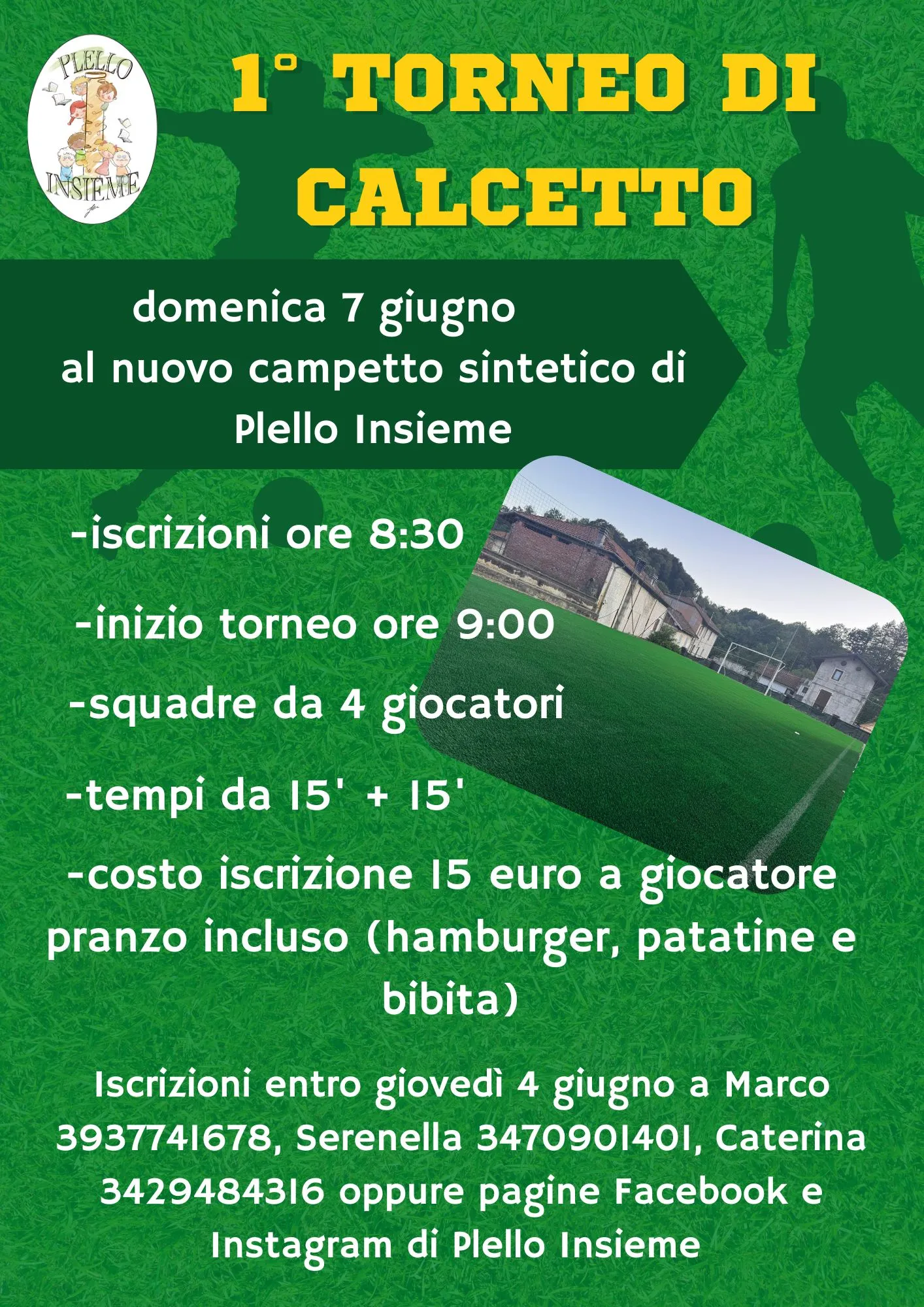 Primo Torneo di Calcetto - Plello Insieme