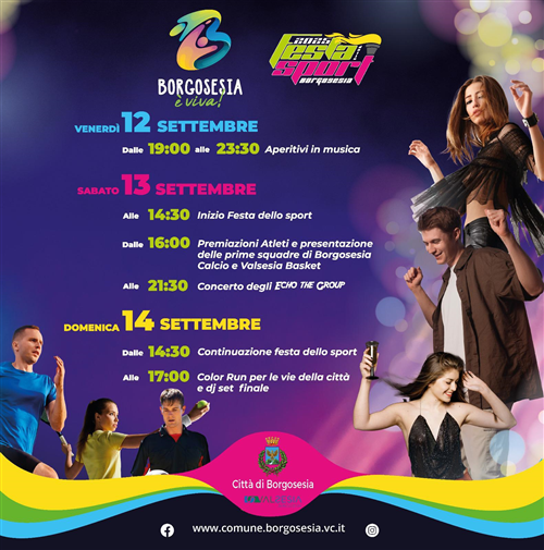 Festa dello sport - Borgosesia è viva 2025