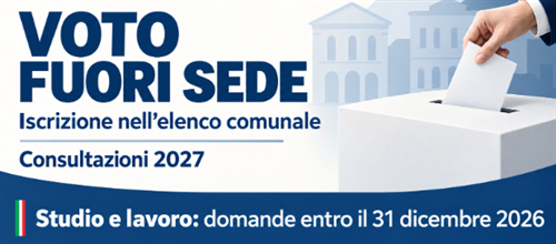Voto fuori sede: aperte le iscrizioni nell'elenco degli elettori per il 2027.